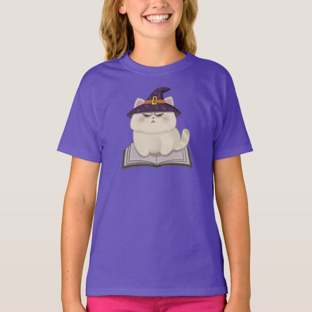 Witchy Whiskers T Shirt (Framsida)