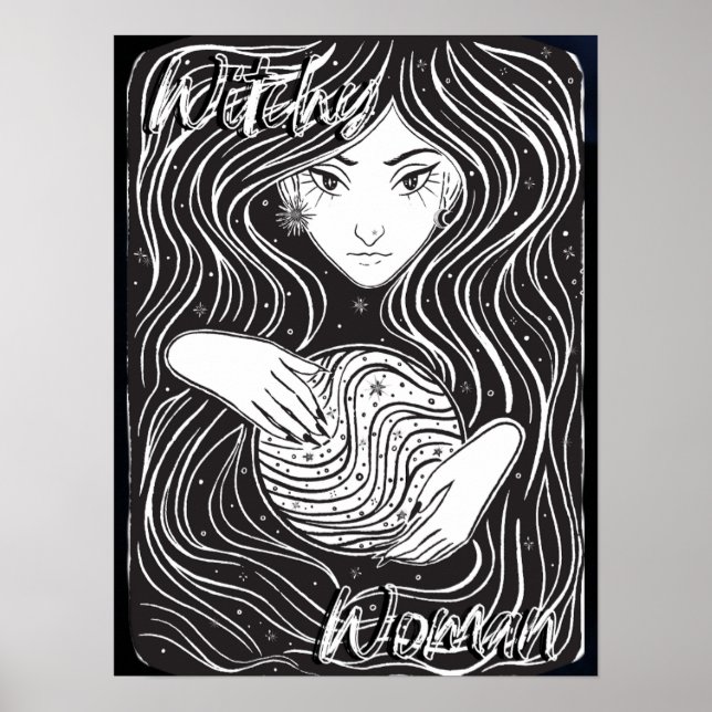 Witchy Woman Artistic Poster (Framsidan)