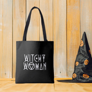 Witchy Woman Cute Black Witch Halloween Tygkasse