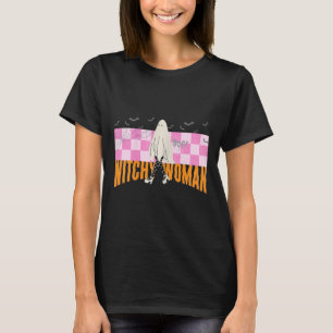Witchy Woman Funny Halloween Costume Spooky Femini T Shirt