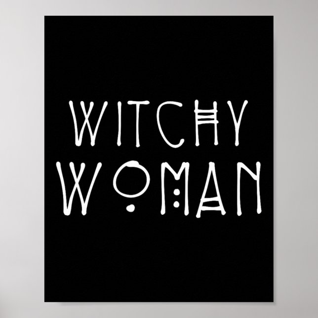 Witchy Woman Halloween Costume Poster (Framsidan)