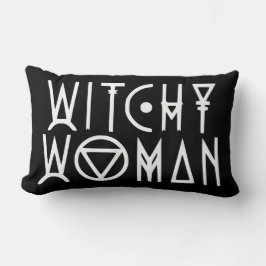 Witchy Woman Halloween Goth Décor Witch Lumbarkudde