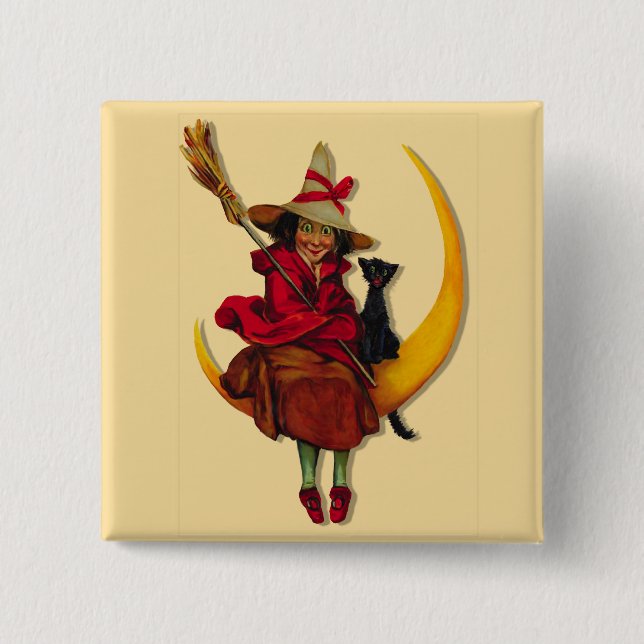 Witchy Woman-knapp Knapp (Framsida)