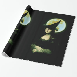 Witchy Woman Mona Lisa Halloween Presentpapper