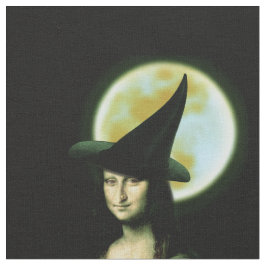 Witchy Woman Mona Lisa Halloween Tyg