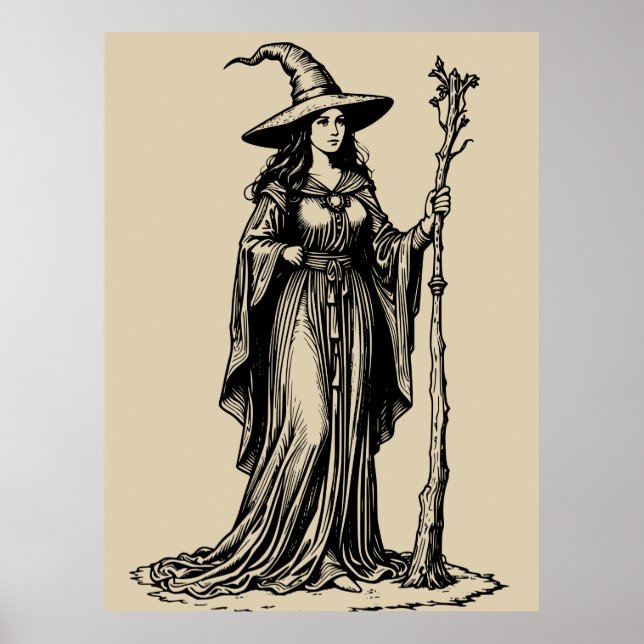 Witchy Woman Poster (Framsidan)