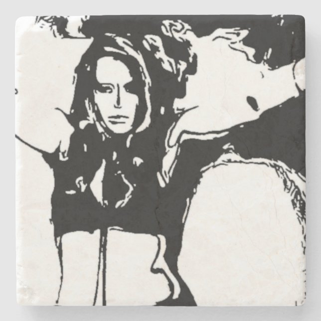 Witchy Woman Stenunderlägg (Framsidan)