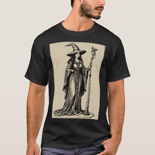 Witchy Woman T Shirt (Framsida)