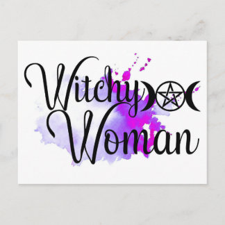 Witchy Woman-vykort Vykort