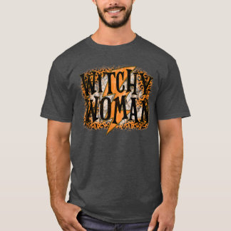 Witchy Woman Witch Wiccan and Pagan Gifts hallowe T Shirt