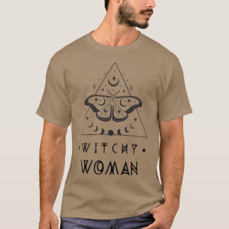 Witchy Woman Witch, Wiccan, Pagan As ovan, så bel T Shirt