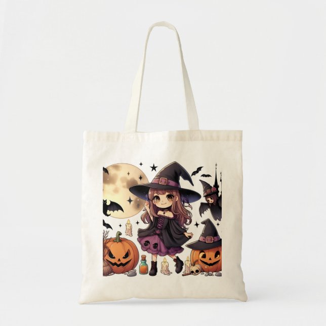Witchy Wonders Bag Tygkasse (Framsidan)