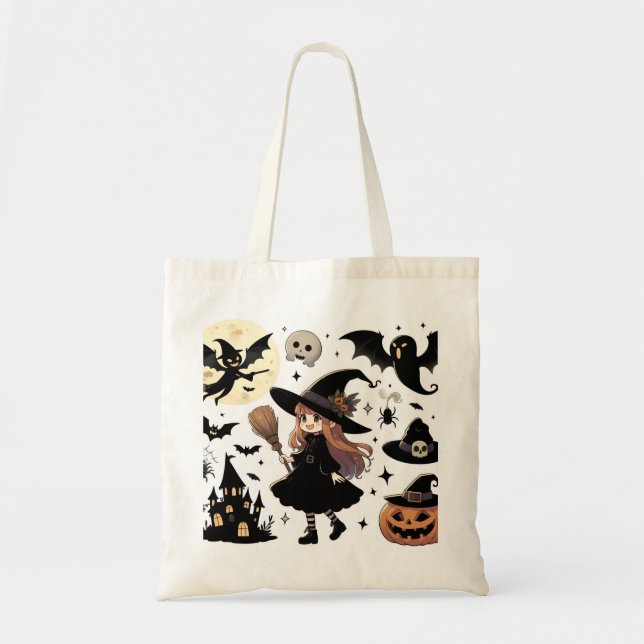 Witchy Wonders Bag Tygkasse (Framsidan)