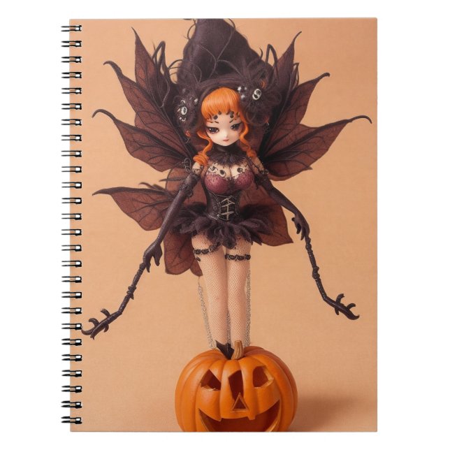Witchy Wonders Halloween bärbar dator Anteckningsbok (Framsidan)