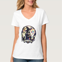 "Witchy Wonders" Halloween Crystal Ball Shirt T