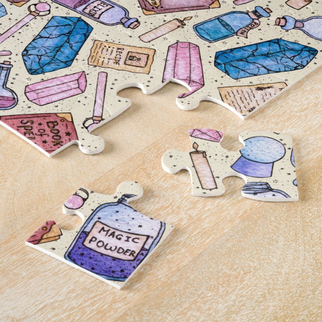 Witchy Wonders Jigszle Puzzle Pussel (Sidan)