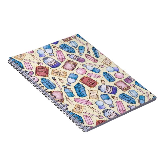 Witchy Wonders Photo Notebook Anteckningsbok (Högra Sidan)