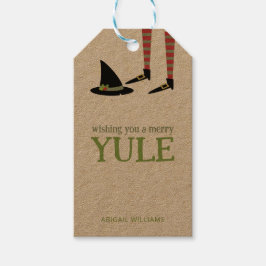 Witchy Yule Presentetikett
