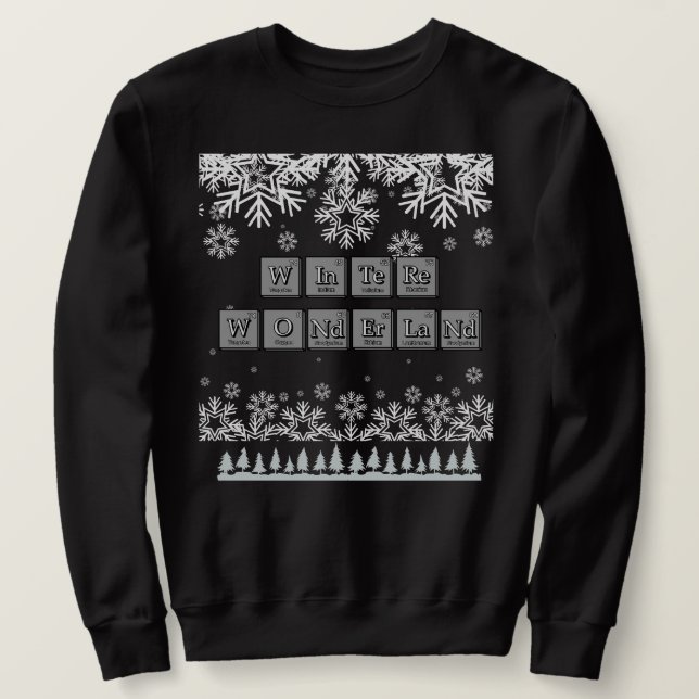 WITeRe WONdErLaNd-stavningsskjorta Lång Ärmad Tröja (Design framsida)