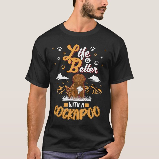 with a Cockapoo T Shirt (Framsida)