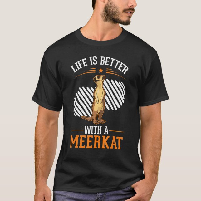 with a Meerkat T Shirt (Framsida)