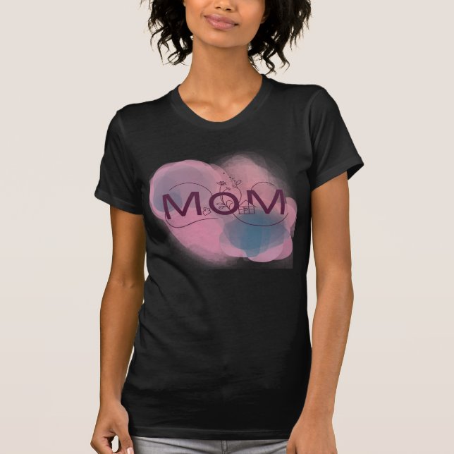 With a mom's heart and a rockstar's soul t shirt (Framsida)