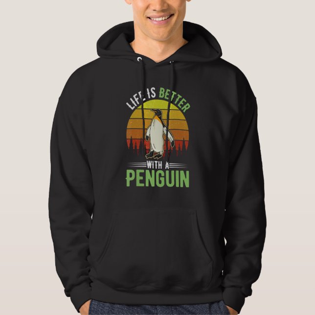 with a Penguin Hoodie (Framsida)