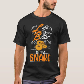 with a Snake T Shirt