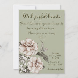 With Joyful Hearts Inbjudningar