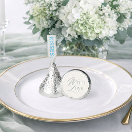 With Love Wedding Favor – Hershey’s Kiss Candy
