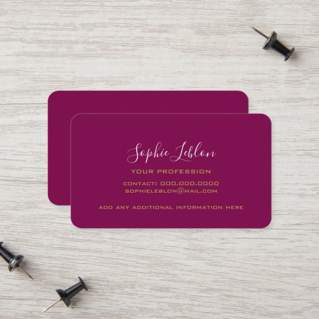 with name printed in handwritten style (Fram/Back In Situ)