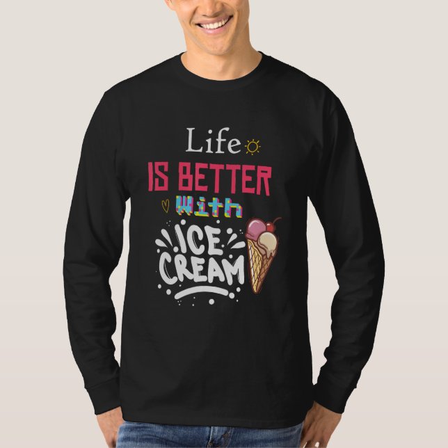 With Sprinkles Sweet Ice cream T Shirt (Framsida)