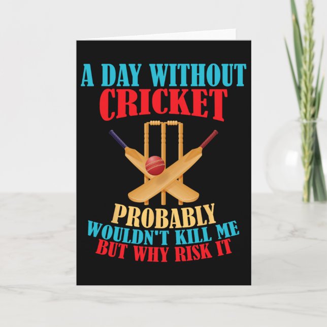 Without Cricket Probly Wouldn't Kill Me But Why Ri Kort (Framsida)