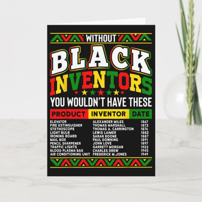 Without The Black Inventors You Wouldn't Have That Kort (Framsida)