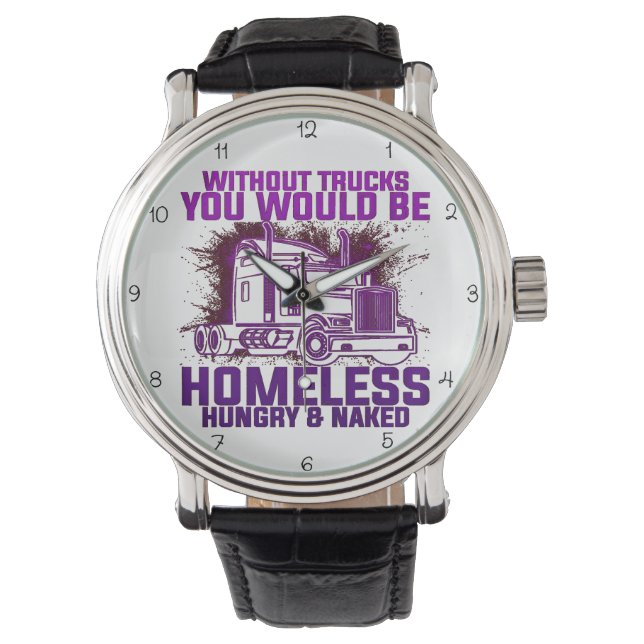 Without Trucks: Homeless, Hungry,  Armbandsur (Framsida)