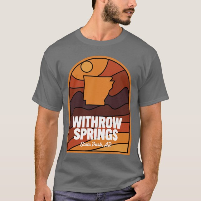 Withrow Springs State Park Arkansas T Shirt (Framsida)