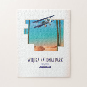 Witjira nationalpark Australien karta Pussel