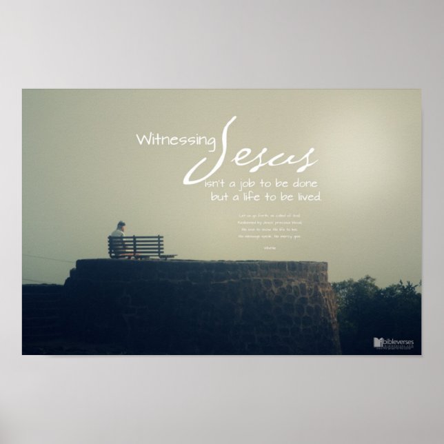Witnessing Jesus Poster (Framsidan)