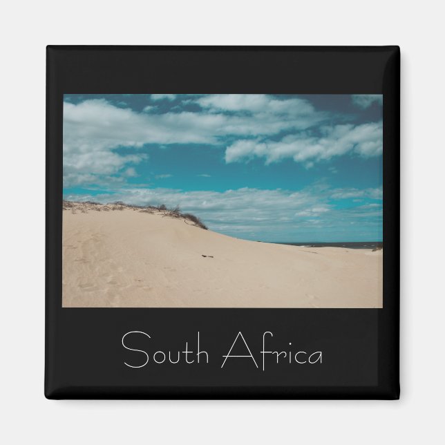 Witsand Beach Sand South Afrika SA Magnet (Framsidan)