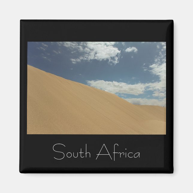 Witsand Beach Sand South Afrika SA Magnet (Framsidan)