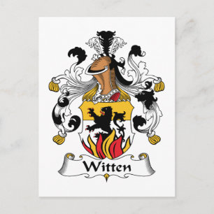 Witten Family Crest Vykort