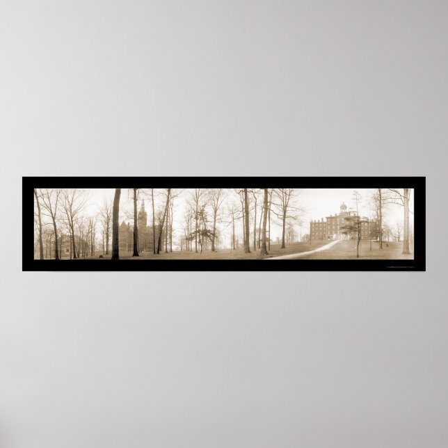 Wittenberg College OH Photo 1910 Poster (Framsidan)