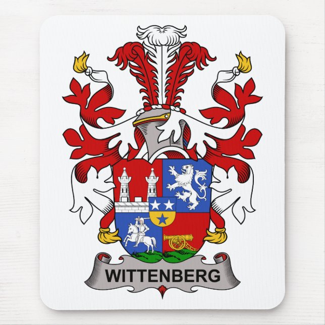 Wittenberg familjvapensköld musmatta (Framsidan)