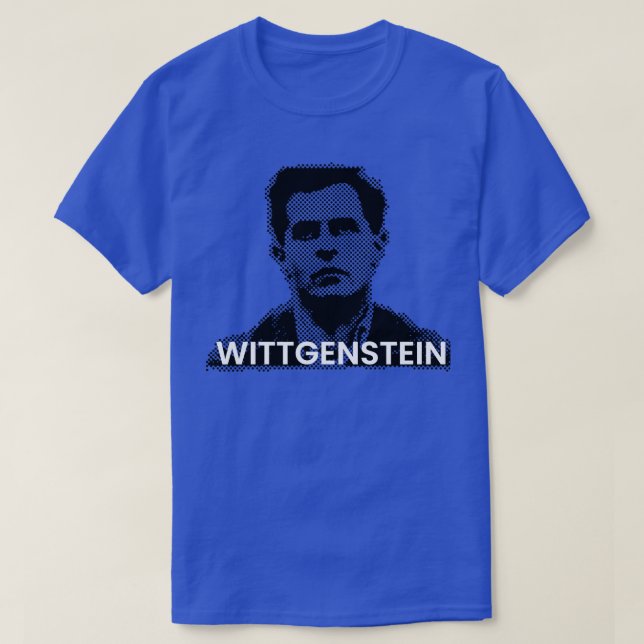 Wittgenstein porträtt t shirt (Design framsida)