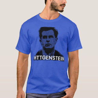 Wittgenstein porträtt t shirt