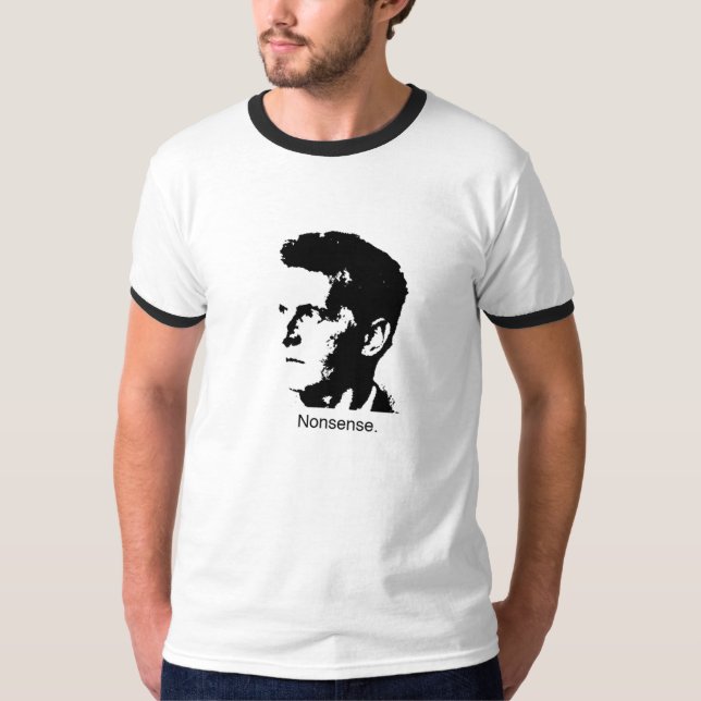 Wittgensteins berlock! tee shirt (Framsida)