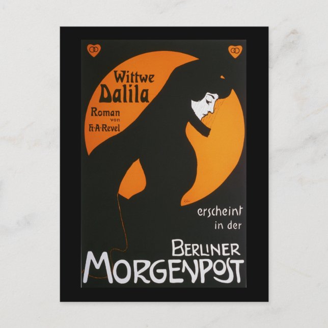 Wittwe Dalila Berliner Morgenpost Vykort (Framsida)