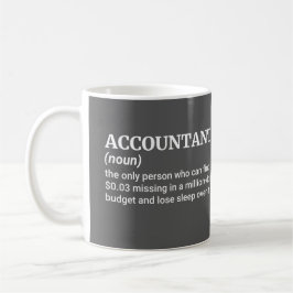 Witty Accounting Definition - Perfekt gåva för CPA Kaffemugg