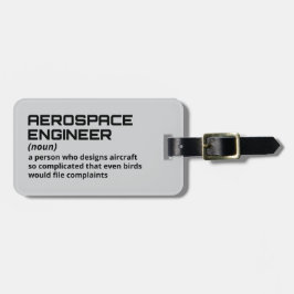 Witty Aerospace Ingenjör Travel Bagagebricka