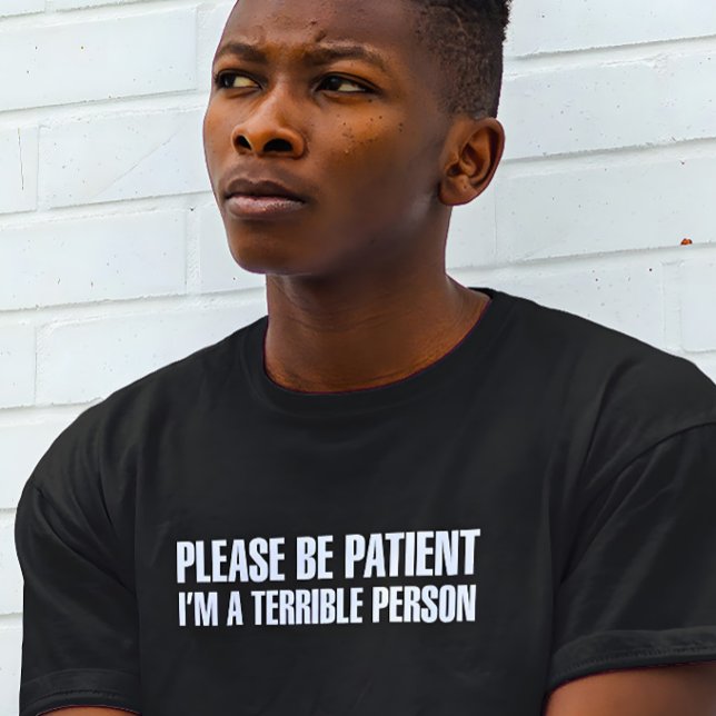Witty Confession T Shirt (Funny self-deprecating tee – perfect for introverts, antisocial moods, or sarcastic humor fans.)